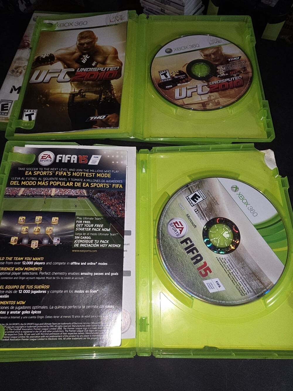 6 Xbox 360 Sports Lot UFC 2010 Madden 11 NHL 11 NBA 2023 MLB 2013 - Picture 4 of 5